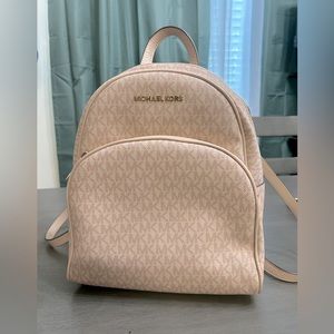 Michael kors pink backpack